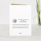 ヴィンテージイースター宗教恵み祈りの言葉ホリデイ シーズンカード (裏面)