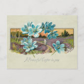 ヴィンテージイースター忘れの風景と鼻 シーズンポストカード (正面)