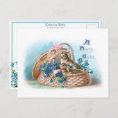 ヴィンテージイースター忘れバニーズ ポストカード (正面/裏面)