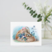 ヴィンテージイースター忘れバニーズ ポストカード (スタンド正面)