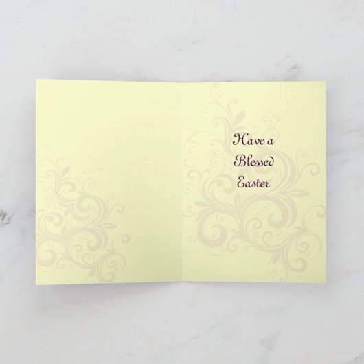 ヴィンテージイースター恵みカード シーズンカード (内部)