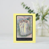 ヴィンテージイースター恵み天使 シーズンポストカード (スタンド正面)