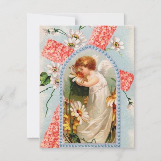 ヴィンテージイースター招待状 招待状 (正面)