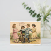 ヴィンテージイースター挨拶 シーズンポストカード (スタンド正面)