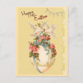 ヴィンテージイースター挨拶 シーズンポストカード (正面)