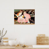 ヴィンテージイースター挨拶 ポスター (キッチン)