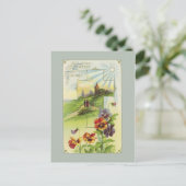 ヴィンテージイースター教会はがき シーズンポストカード (スタンド正面)