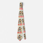 ヴィンテージイースター春と卵 ネクタイ (正面)