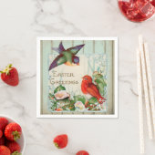 ヴィンテージイースター春 スタンダードカクテルナプキン (インサイチュ)