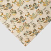 ヴィンテージイースター混合パターンパーティー組織 薄葉紙 (詳細)