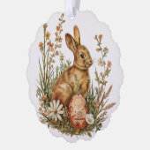 ヴィンテージイースター紙オーナメントカード オーナメントカード (左)