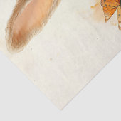 ヴィンテージイースター絵を描バニー（卵とワイルドフラワー） 薄葉紙 (詳細)