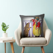 ヴィンテージイースター食べ物を与えガールのウサギZSSG クッション (椅子)