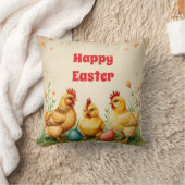 ヴィンテージイースター3リトルチキンホリデーコレクション クッション (ブランケット)