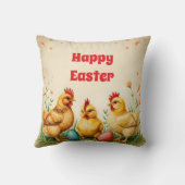 ヴィンテージイースター3リトルチキンホリデーコレクション クッション (裏面)