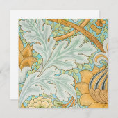 ヴィンテージイースター・ウィリアム・モリスの聖ヤコブ(1881) シーズンカード (正面/裏面)