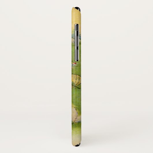 ヴィンテージイースター、ガールボンネットオンバニーウサギ Case-Mate iPhoneケース (裏面/左)