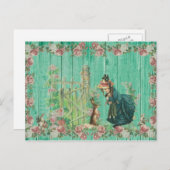 ヴィンテージイースター シーズンポストカード (正面/裏面)