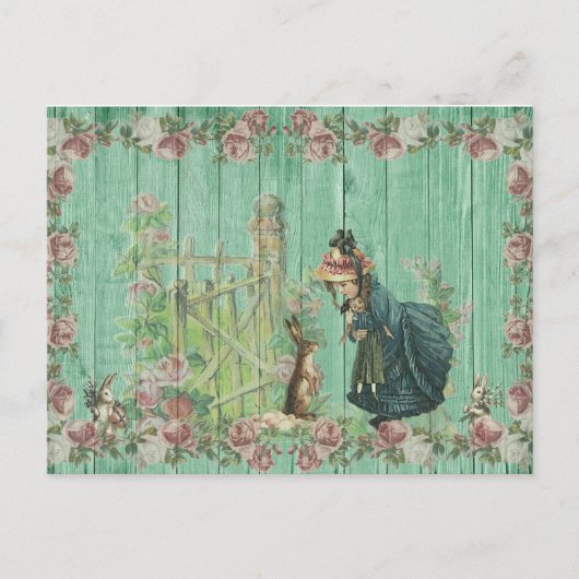 ヴィンテージイースター シーズンポストカード (正面)