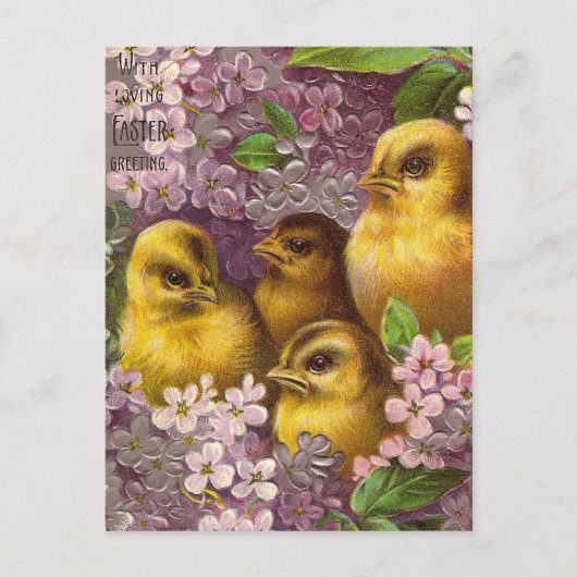 ヴィンテージイースター シーズンポストカード (正面)