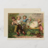 ヴィンテージイースター シーズンポストカード (正面/裏面)