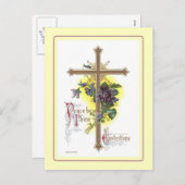 ヴィンテージイースター シーズンポストカード (正面/裏面)