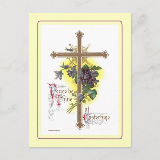 ヴィンテージイースター シーズンポストカード (正面)