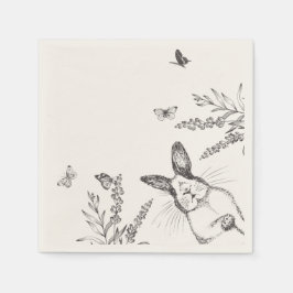 ヴィンテージイースター スタンダードカクテルナプキン