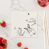 ヴィンテージイースター スタンダードカクテルナプキン (インサイチュ)