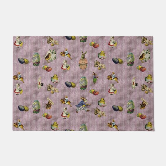 ヴィンテージイースター ドアマット (正面)