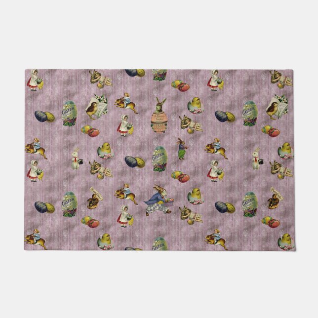 ヴィンテージイースター ドアマット (正面)