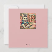 ヴィンテージイースター~ハッピーイースター~バニー~ シーズンカード (裏面)