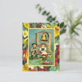 ヴィンテージイースター、バイエルンの子供と卵 シーズンポストカード (スタンド正面)