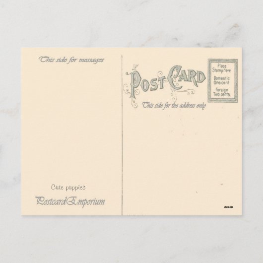 ヴィンテージイースター、バイエルンの子供と卵 シーズンポストカード (裏面)