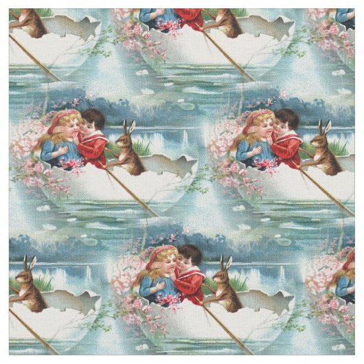 ヴィンテージイースター ファブリック (クローズアップ)