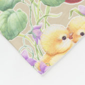 ヴィンテージイースター フリースブランケット (角)