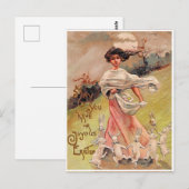 ヴィンテージイースター ポストカード (正面/裏面)