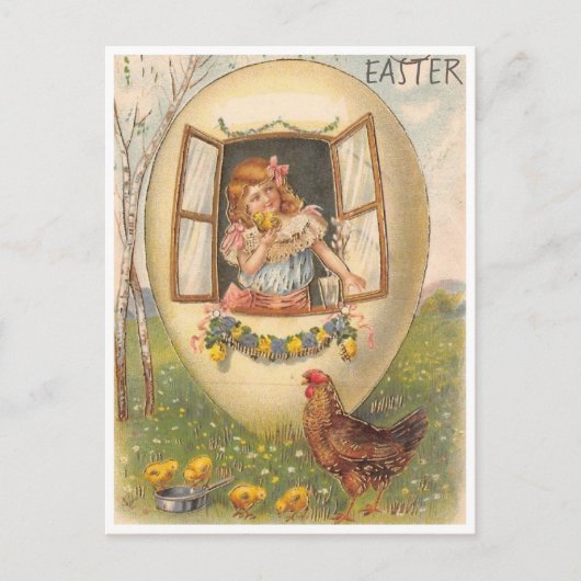 ヴィンテージイースター ポストカード (正面)