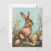 ヴィンテージイースター ポストカード (正面/裏面)