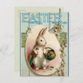 ヴィンテージイースター ポストカード (正面/裏面)
