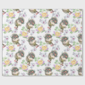 ヴィンテージイースター ラッピングペーパー (フラット)