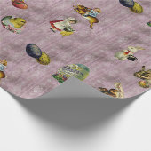 ヴィンテージイースター ラッピングペーパー (角)