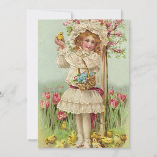 ヴィンテージイースター 招待状 (正面)