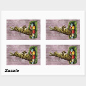 ヴィンテージイースター 長方形シール (シート)