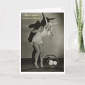 ヴィンテージイースター-隣人の家に卵を投げつけます、 シーズンカード (正面)