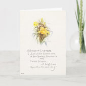 ヴィンテージイースターGreetings/A明るいイースター シーズンカード (正面)