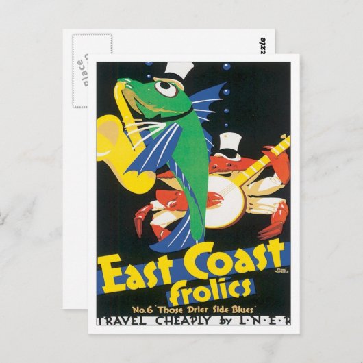 ヴィンテージイーストコーストフロリックス ポストカード (正面/裏面)