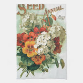 ヴィンテージイーストマンの種子カタログのカバーアート， 1897 キッチンタオル (縦)