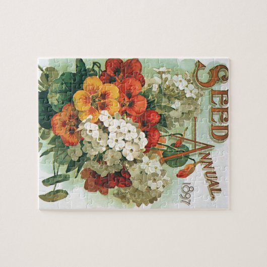 ヴィンテージイーストマンの種子カタログのカバーアート, 1897 ジグソーパズル (横)