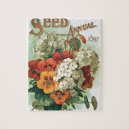 ヴィンテージイーストマンの種子カタログのカバーアート, 1897 ジグソーパズル (縦)